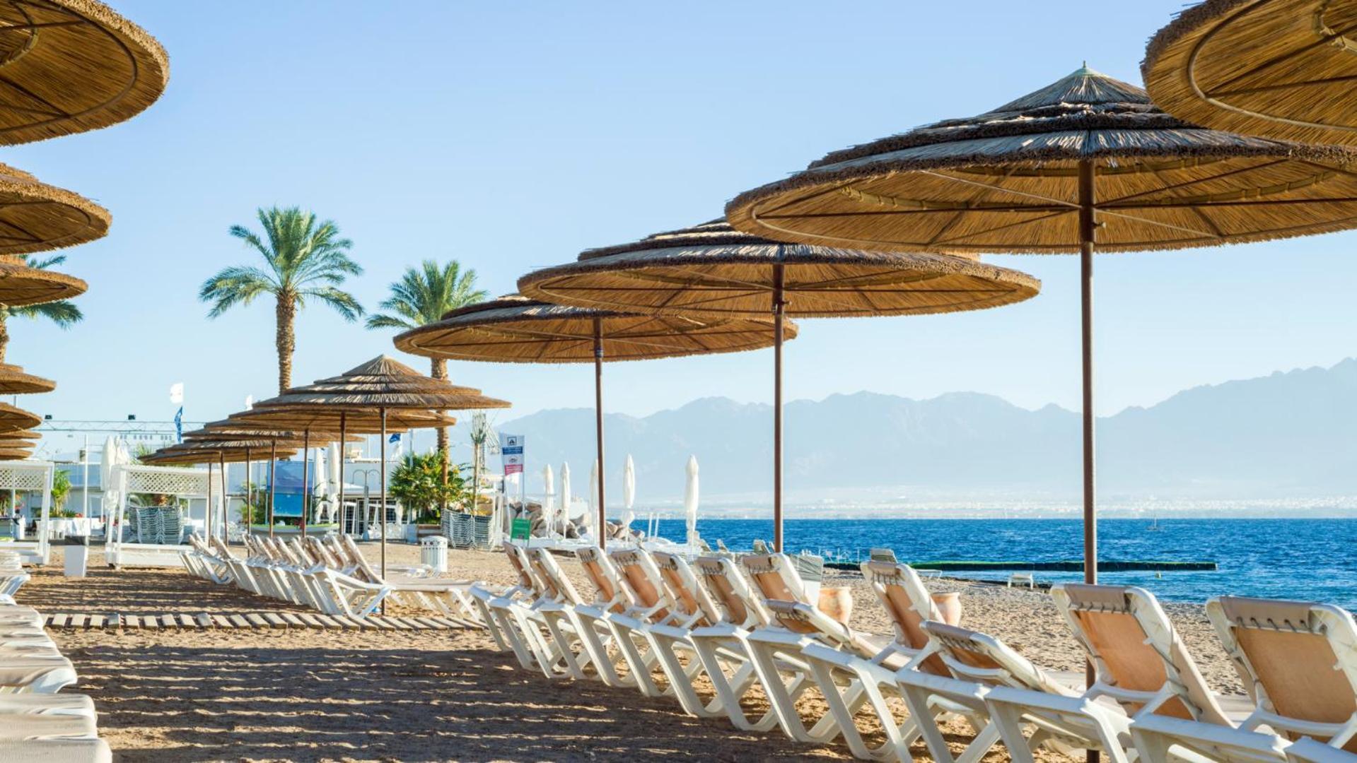 Ferienwohnung Luxurious 130Sqm Family Penthouse Eilat Exterior foto